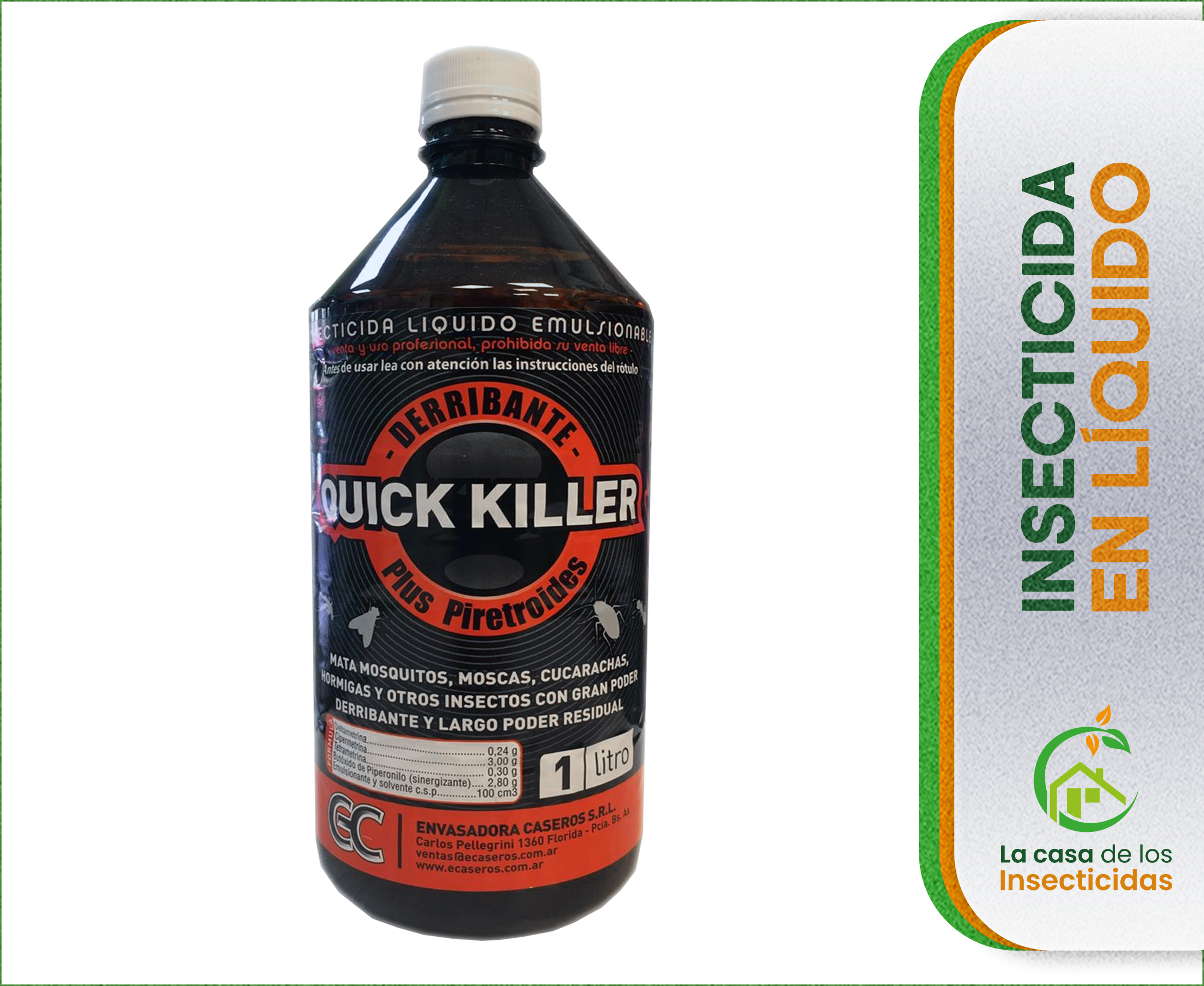 Quick Killer Derribante de insectos 1Litro